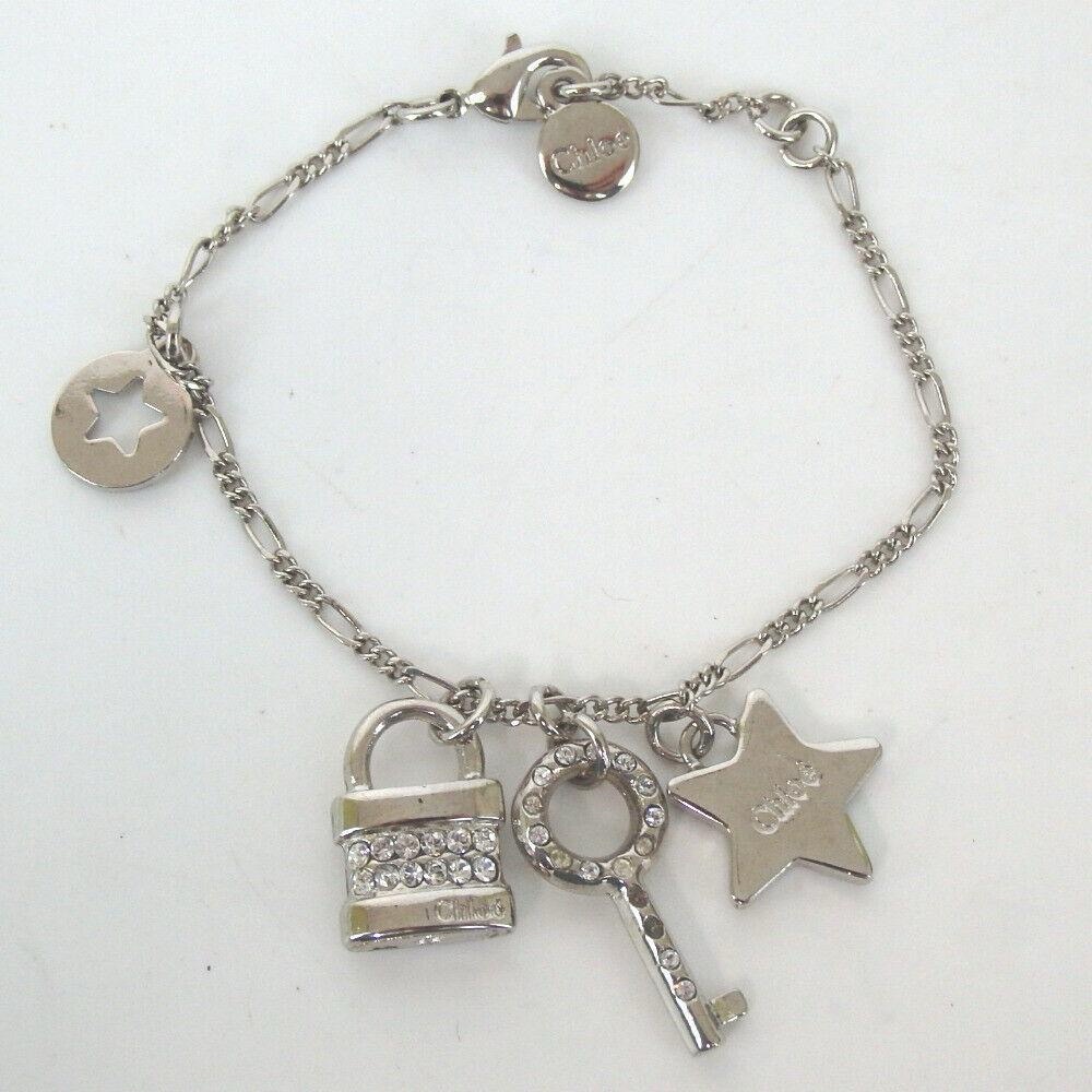 Chloe Padington Padlock Charm Bracelet With 4 Charms